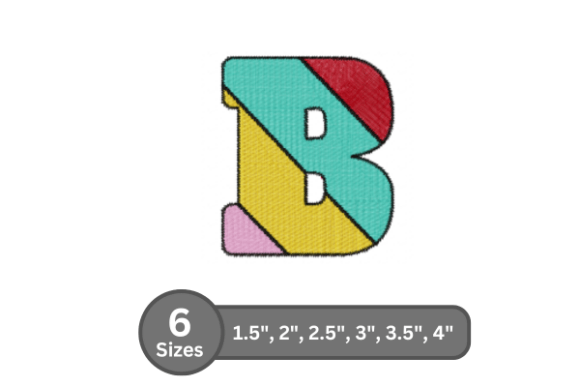 Candy Stripe Alphabet -B Review