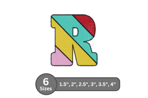 Candy Stripe Alphabet - R Review
