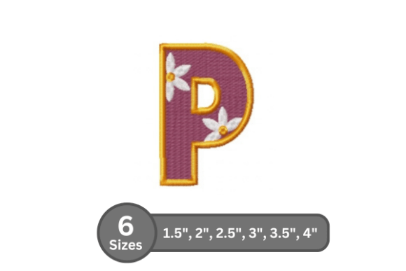 Daisy Joy Alphabet - P for Etsy Sellers
