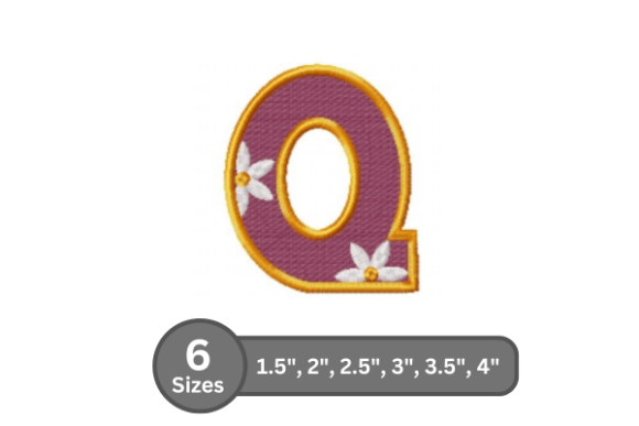 Daisy Joy Alphabet -Q: A Sweet Touch for Handmade Gifts