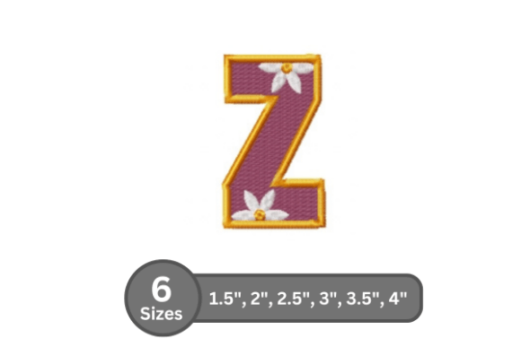 Daisy Joy Alphabet- Z for Etsy Sellers
