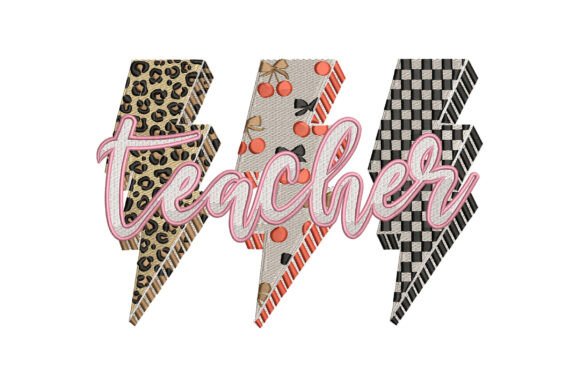 Leopard Cherry Checker Teacher Bolt