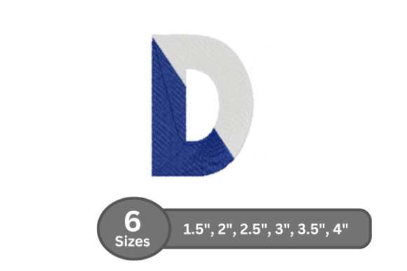 Twin Fill Alphabet - D for Holiday Projects