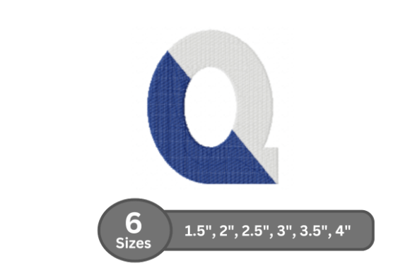 Twin Fill Alphabet -Q