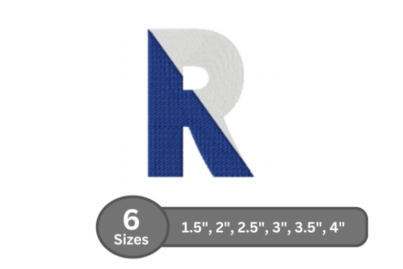 Twin Fill Alphabet - R