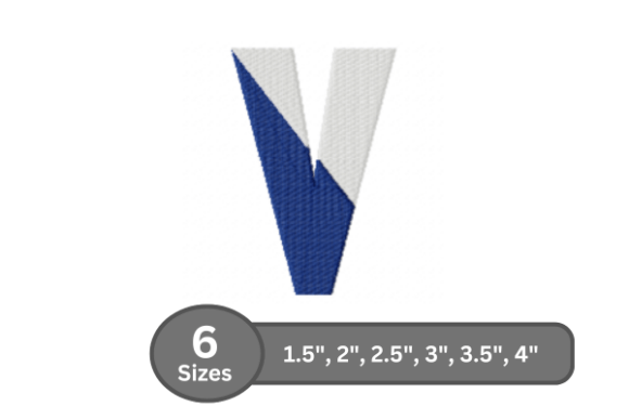 Twin Fill Alphabet - V: A Seasonal Embroidery Gem
