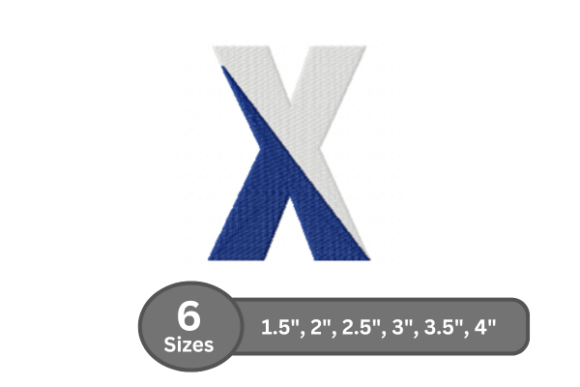 Twin Fill Alphabet - X: A Personalized Embroidery Review